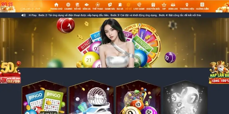 Game cược Xổ số 3 miền hấp dẫn