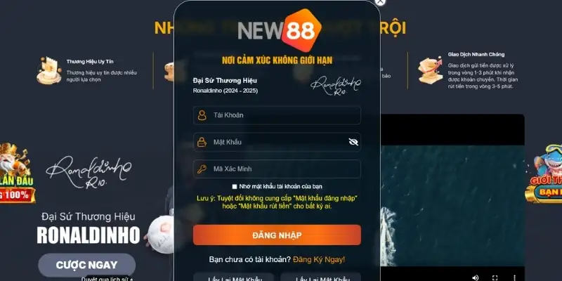 Hướng dẫn đăng ký hội viên tại New88